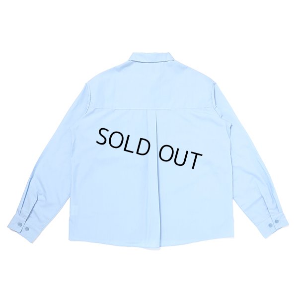 画像2: CHALLENGER/L/S WORKER SHIRT（SAX）［ワーカーシャツ-23春夏］