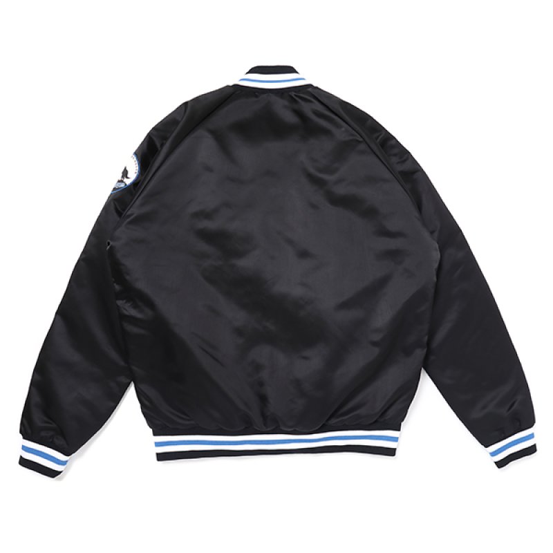 CHALLENGER/VARSITY JACKET（BLACK）［ヴァーシティJKT-23春夏］ - JONAS