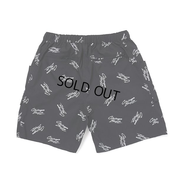 画像2: CHALLENGER/MULTI SIGNATURE CARGO SHORTS（BLACK）［マルチシグネチャーカーゴショーツ-23春夏］