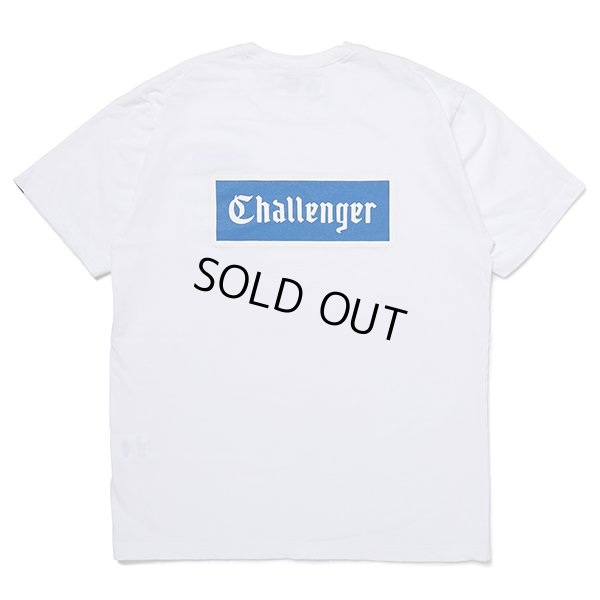 画像1: CHALLENGER/LOGO PATCH TEE（WHITE）［ワッペン+プリントポケT-23春夏］