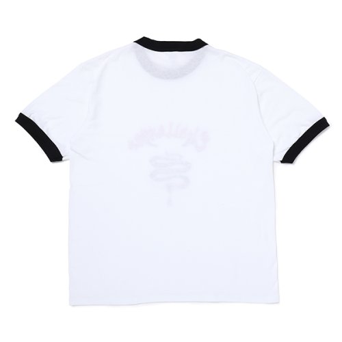 他の写真2: CHALLENGER/BURNING SNAKE RINGER TEE（WHITE/BLACK）［リンガーT-23春夏］