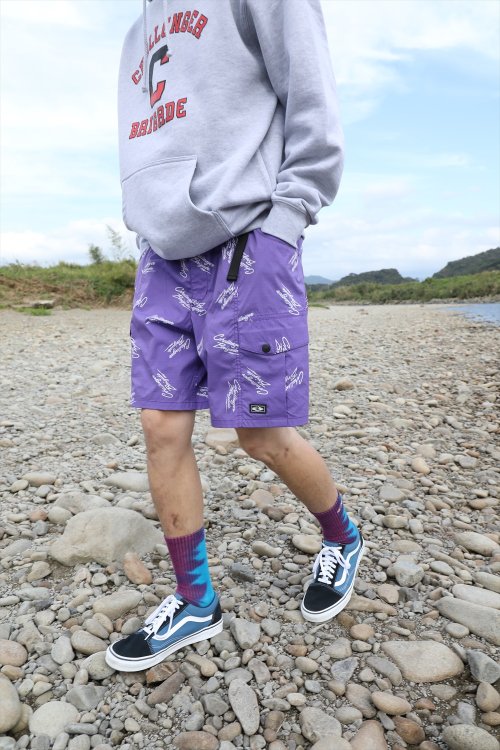 他の写真3: CHALLENGER/MULTI SIGNATURE CARGO SHORTS（PURPLE）［マルチシグネチャーカーゴショーツ-23春夏］