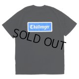 CHALLENGER/LOGO PATCH TEE（BLACK）［ワッペン+プリントポケT-23春夏］