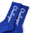 画像4: CHALLENGER/LOGO SOCKS（BLUE）［ロゴソックス-23春夏］