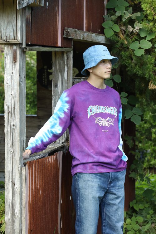 他の写真3: CHALLENGER/L/S TIE DYE MASK TEE（PURPLE TIE DYE）［タイダイ長袖T-23春夏］