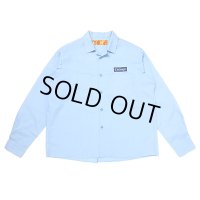 CHALLENGER/L/S WORKER SHIRT（SAX）［ワーカーシャツ-23春夏］