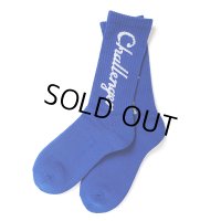 CHALLENGER/LOGO SOCKS（BLUE）［ロゴソックス-23春夏］
