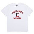 画像1: CHALLENGER/COLLEGE TEE（WHITE）［プリントT-23春夏］ (1)