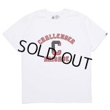 CHALLENGER/COLLEGE TEE（WHITE）［プリントT-23春夏］