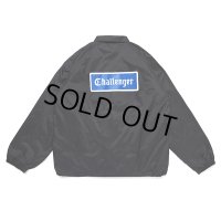 CHALLENGER/LOGO COACH JACKET（BLACK）［ロゴコーチJKT-23春夏］