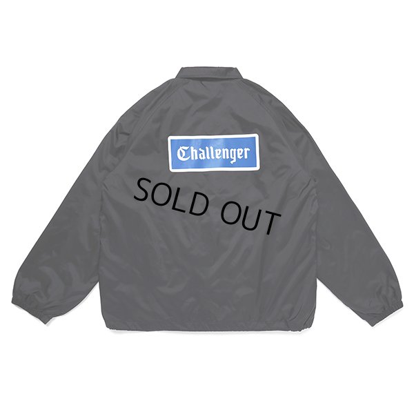 画像1: CHALLENGER/LOGO COACH JACKET（BLACK）［ロゴコーチJKT-23春夏］