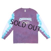 CHALLENGER/L/S TIE DYE MASK TEE（PURPLE TIE DYE）［タイダイ長袖T-23春夏］