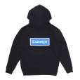 画像1: CHALLENGER/LOGO PATCH HOODIE（BLACK）［プルオーバーパーカー-23春夏］ (1)