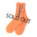 CHALLENGER/LOGO SOCKS（ORANGE）［ロゴソックス-23春夏］