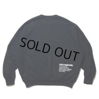 COOTIE PRODUCTIONS/Heavy Oz Sweat Crew（Black）［スウェットクルー-22秋冬］