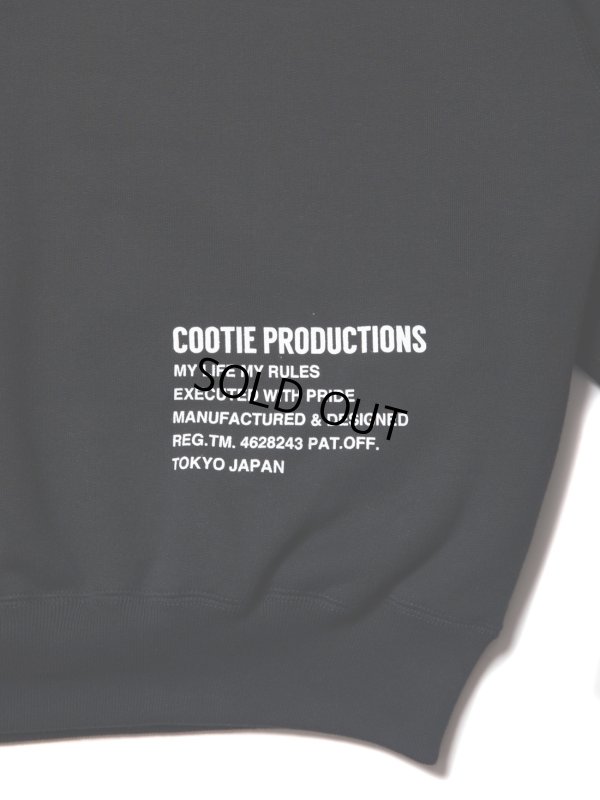 画像4: COOTIE PRODUCTIONS/Heavy Oz Sweat Crew（Black）［スウェットクルー-22秋冬］