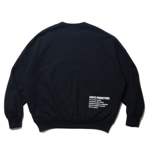 他の写真2: COOTIE PRODUCTIONS/Heavy Oz Sweat Crew（Black）［スウェットクルー-22秋冬］