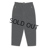 PORKCHOP/LOOSE FIT CORDUROY PANTS（BLACK）［ルーズフィットコーデュロイパンツ-22秋冬］