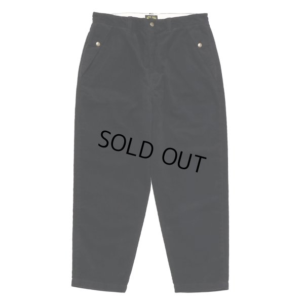 画像1: PORKCHOP/LOOSE FIT CORDUROY PANTS（BLACK）［ルーズフィットコーデュロイパンツ-22秋冬］