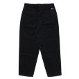 画像2: PORKCHOP/LOOSE FIT CORDUROY PANTS（BLACK）［ルーズフィットコーデュロイパンツ-22秋冬］ (2)