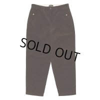 PORKCHOP/LOOSE FIT CORDUROY PANTS（BROWN）［ルーズフィットコーデュロイパンツ-22秋冬］