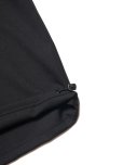 画像3: COOTIE PRODUCTIONS/Polyester Twill Half Zip Work L/S Shirt（Black）［ポリエステルツイルハーフジップシャツ-22秋冬］ (3)