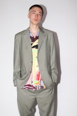 画像4: WACKO MARIA/DORMEUIL / PLEATED TROUSERS（TYPE-2）（SMOKEY GREEN）［ワンタックスラックス(TYPE-2)-22秋冬］ (4)