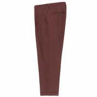 WACKO MARIA/DORMEUIL / PLEATED TROUSERS（TYPE-2）（DARK RED）［ワンタックスラックス(TYPE-2)-22秋冬］