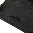 画像6: CALEE/Silver star concho flap leather half wallet（Black）［レザーハーフウォレット-23春夏］