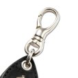 画像2: CALEE/Studs leather key ring Type B-（Black）［スタッズレザーキーリング-22秋冬］ (2)