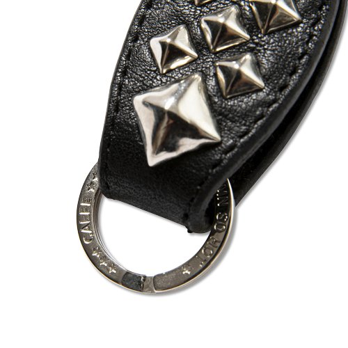 他の写真3: CALEE/Studs leather key ring Type B-（Black）［スタッズレザーキーリング-22秋冬］