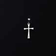 画像2: ANTIDOTE BUYERS CLUB/Engraved Tiny Cross Pendant（Silver） (2)