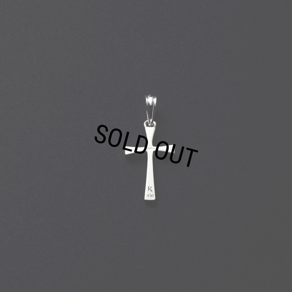 画像2: ANTIDOTE BUYERS CLUB/Engraved Tiny Cross Pendant（Silver） (2)