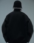 画像6: COOTIE PRODUCTIONS/Wool Melton Error Fit Stadium Jacket（Black）［ウールメルトンエラーフィットスタジャン-22秋冬］