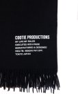 画像3: COOTIE PRODUCTIONS/Wide Wool Stole（Black）［ワイドウールストール-22秋冬］ (3)