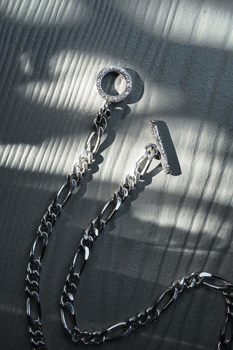 画像7: ANTIDOTE BUYERS CLUB/Figaro Wide Chain（Silver） (7)