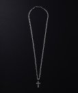 画像3: ANTIDOTE BUYERS CLUB/Engraved Tiny Cross Pendant（Silver） (3)