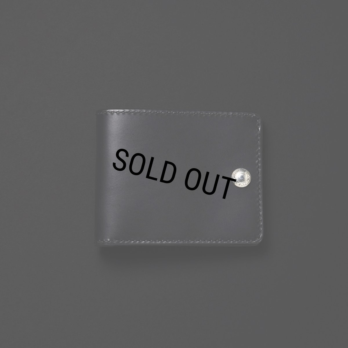 画像1: ANTIDOTE BUYERS CLUB/Two Fold Wallet（Black-Smooth Leather） (1)