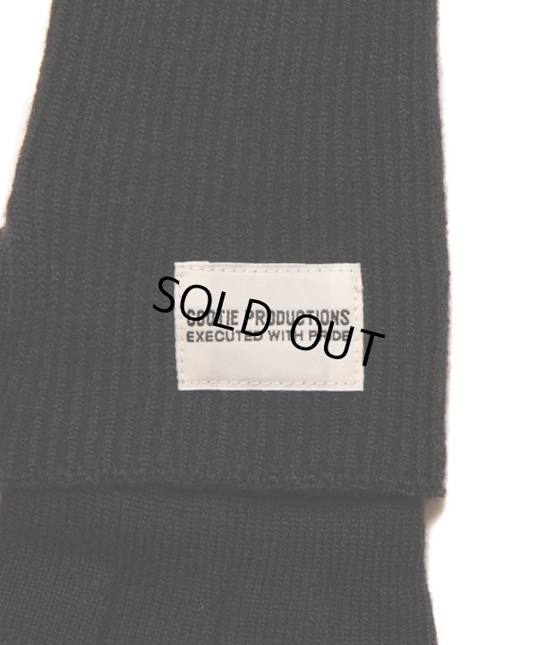 画像3: COOTIE PRODUCTIONS/Fingerless Cuffed Knit Glove（Black）［フィンガーレスニットグローブ-22秋冬］