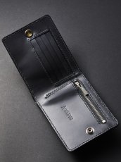 画像3: ANTIDOTE BUYERS CLUB/Two Fold Wallet（Black-Smooth Leather） (3)