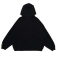 画像2: PORKCHOP/FULL SCRIPT HOODIE（BLACK）［プルオーバーパーカー-22秋冬］ (2)