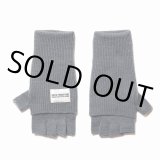 COOTIE PRODUCTIONS/Fingerless Cuffed Knit Glove（Ash Gray）［フィンガーレスニットグローブ-22秋冬］