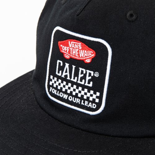 他の写真3: CALEE/× VANS FOL Wappen cap（Black）［ワッペンキャップ-22秋冬］