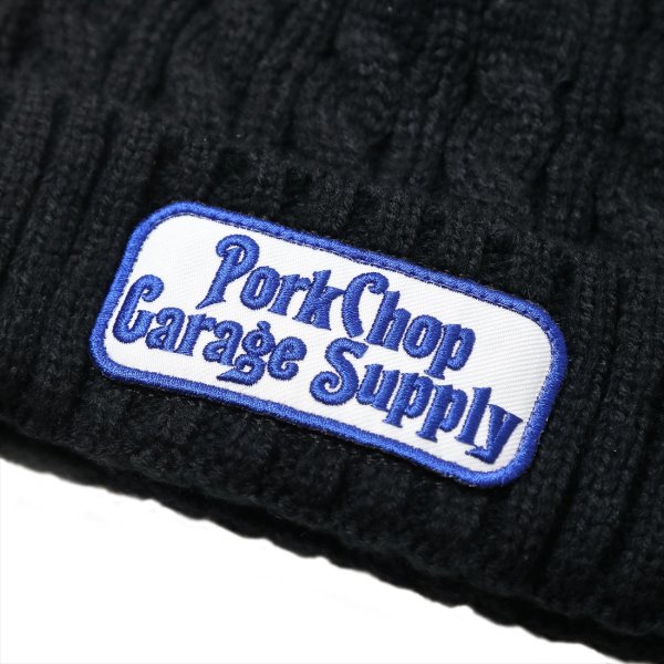 画像3: PORKCHOP/ROUNDED KNIT CAP（BLACK）［ニットキャップ-22秋冬］