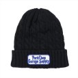 画像1: PORKCHOP/ROUNDED KNIT CAP（BLACK）［ニットキャップ-22秋冬］ (1)