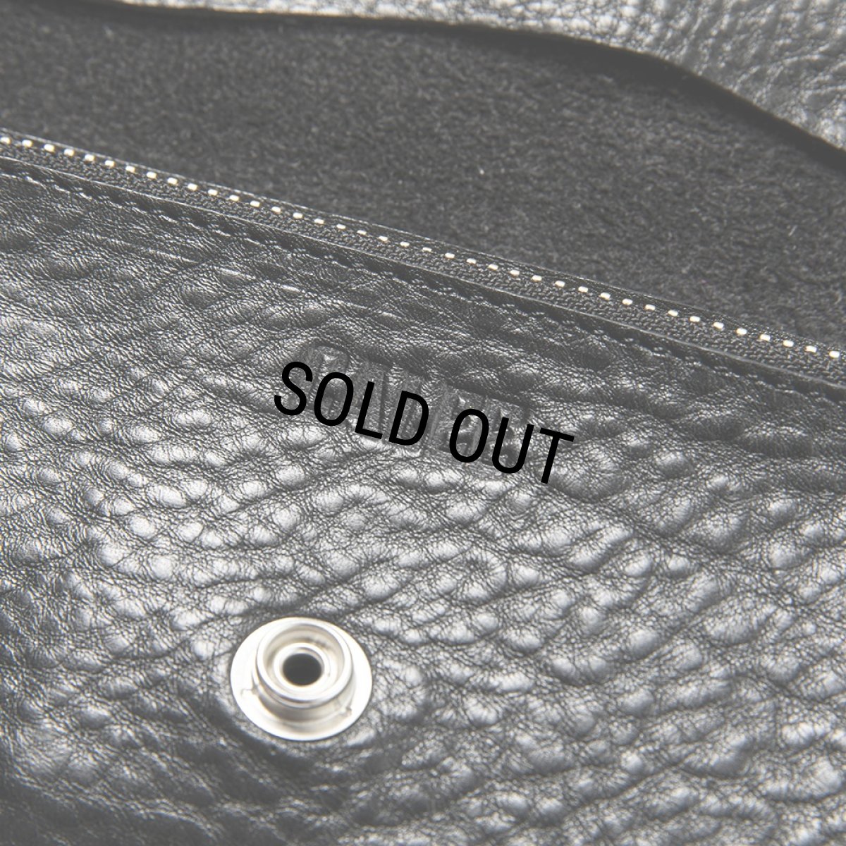 画像9: CALEE/SILVER STAR CONCHO LEATHER LONG WALLET（BLACK）［レザーロングウォレット-24春夏］ (9)