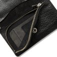 画像5: CALEE/SILVER STAR CONCHO LEATHER LONG WALLET（BLACK）［レザーロングウォレット-23秋冬］