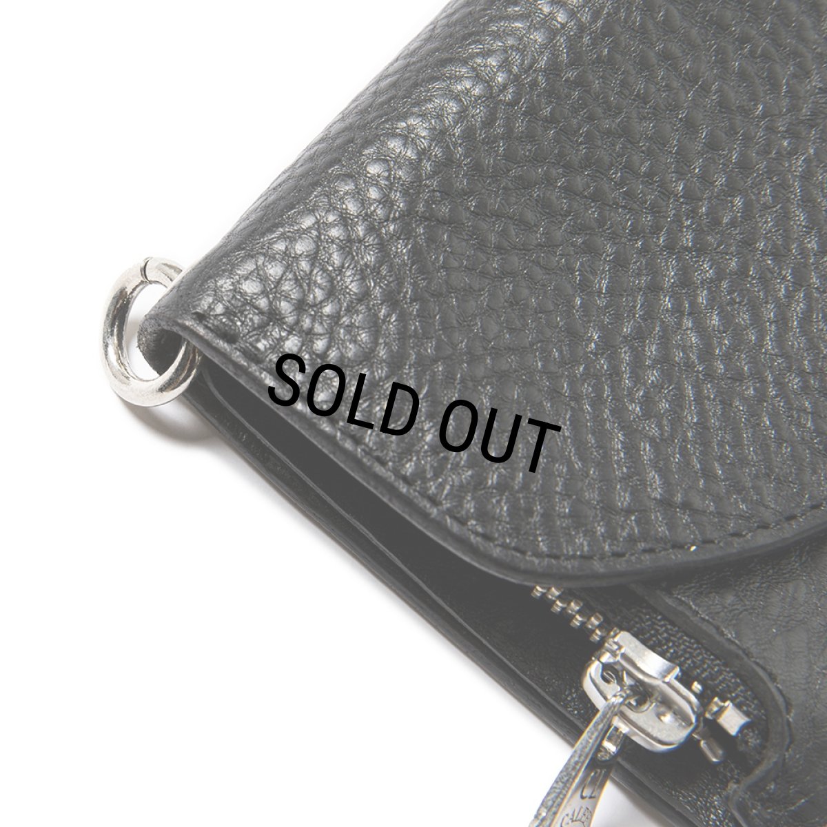 画像8: CALEE/SILVER STAR CONCHO LEATHER LONG WALLET（BLACK）［レザーロングウォレット-24春夏］ (8)