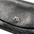 画像7: CALEE/SILVER STAR CONCHO LEATHER LONG WALLET（BLACK）［レザーロングウォレット-24春夏］