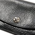 画像7: CALEE/SILVER STAR CONCHO LEATHER LONG WALLET（BLACK）［レザーロングウォレット-23秋冬］